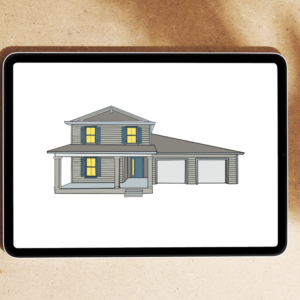 Custom Home Portrait - Digital